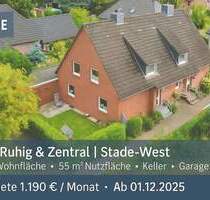 @HOME ? Reihenhaus mit Garten & Garage | ruhig & zentral | Stade-West ? langfristig | gepflegt