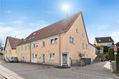 Außenansicht - Wohn- und Geschäftshaus. Arbeiten und Wohnen unter einem Dach - ein Zuhause mit Perspektive
