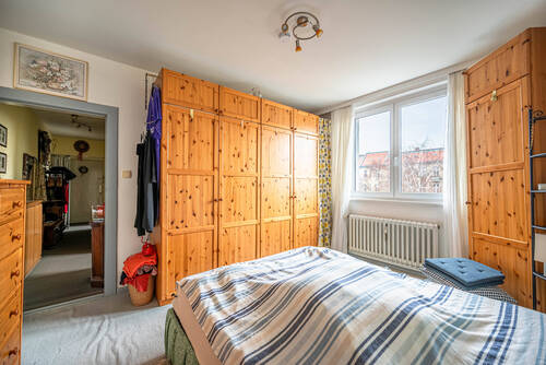 Schlafzimmer - Etagenwohnung mit 65,00 m&sup2; in Berlin zum Kaufen