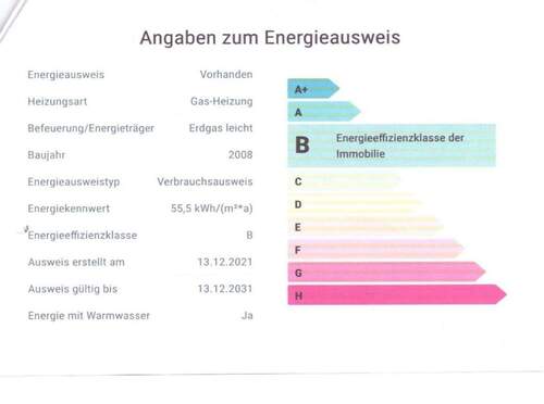 Energieausweis - 6 Zimmer Bungalow in Sögel