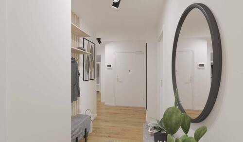 Heller und freundlicher Eingangsbereich - 3 Zimmer Etagenwohnung zum Kaufen in Schönefeld