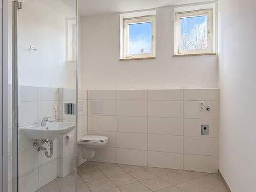 Badezimmer - Etagenwohnung mit 87,70 m&sup2; in Kochel am See zum Kaufen