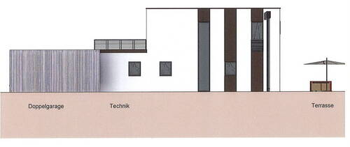 Ansicht Ost - 5 Zimmer Einfamilienhaus zum Kaufen in Blumberg