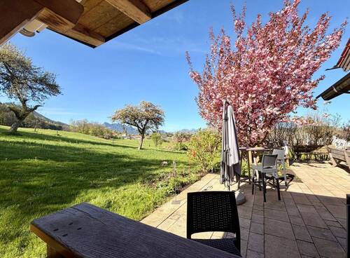 Blick von der Outdoor Küche - 