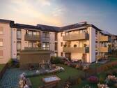 Bad Aibling Haupt Sonnenuntergang - 