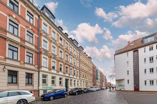 Gebäudeansicht - 1 Zimmer Etagenwohnung in Leipzig