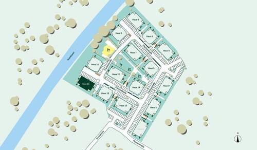 Lage des Mehrfamilienhauses im Quartier - 