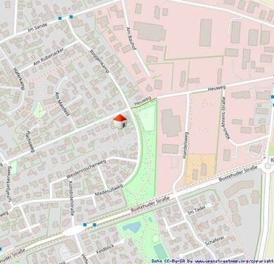 Lageplan - Etagenwohnung mit 62,80 m² in Harsefeld zum Kaufen