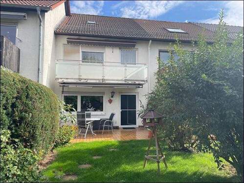 Rückansicht des Hauses - 4 Zimmer Reihenmittelhaus zum Kaufen in Mannheim