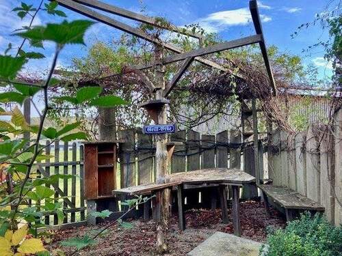 Grill-Ecke im Garten - 