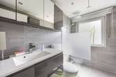 Badezimmer - Reihenendhaus mit 150,00 m² in Ludwigsburg zum Kaufen