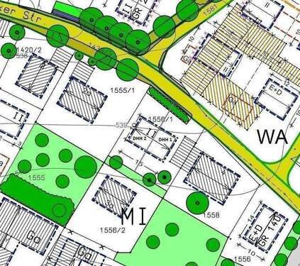 Lageplan zwei DHH.jpg - 5 Zimmer Doppelhaushälfte in Forstern