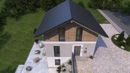 Ansicht Eingang - 5 Zimmer Einfamilienhaus in Mühltal