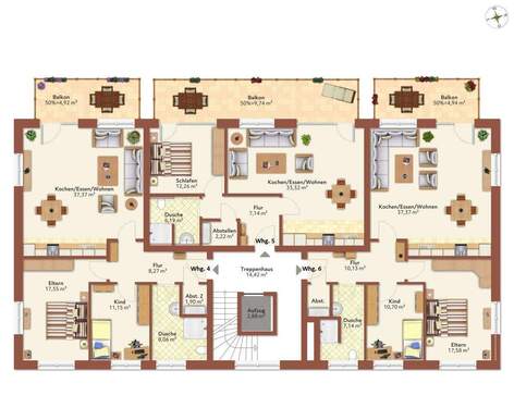 Grundgriss Whg. 06 - 