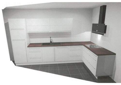 Küche - 2 Zimmer Etagenwohnung zur Miete in Kalkar