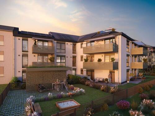 Bad Aibling Haupt Sonnenuntergang - 