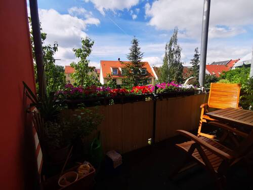 Entspannungszone - Schöne Altbauwohnung mit Balkon im Zentrum von Radebeul