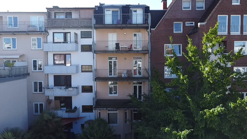 Ansicht Rückseite - 1 Zimmer Mehrfamilienhaus, Wohnhaus zum Kaufen in Bremen