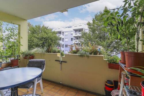 Balkon - Vermietete 2-Zi.-ETW mit Balkon und Duplexstellplatz in Tamm