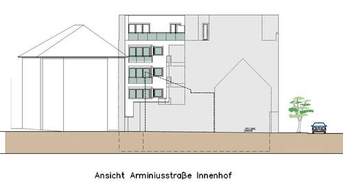 Ansicht West Innenhof - 