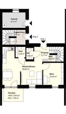 Erdgeschoss - Etagenwohnung mit 78,90 m² in Rheine zum Kaufen