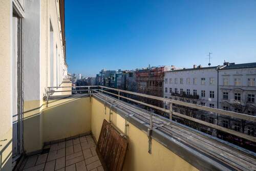 Blick vom Balkon Richtung Upper-West - Etagenwohnung mit 105,00 m&sup2; in Berlin zum Kaufen