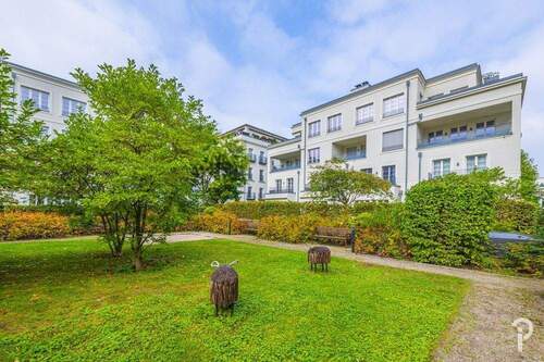 Außenansicht Gartenseite - 3 Zimmer Etagenwohnung zum Kaufen in Düsseldorf