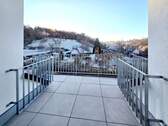 Balkon im Winter - 4 Zimmer Etagenwohnung zum Kaufen in Weissach-Flacht