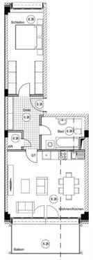 8.26 - Etagenwohnung mit 64,80 m&sup2; in Bernau bei Berlin zur Miete