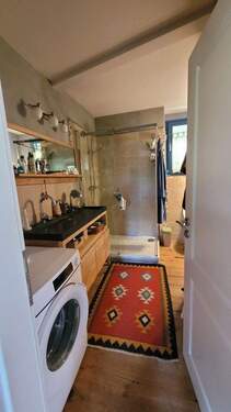 Bad WC Blick aus dem Flur - 