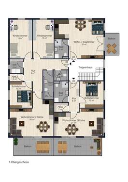 1. Obergeschoss - 1 Zimmer Etagenwohnung zum Kaufen in Abensberg