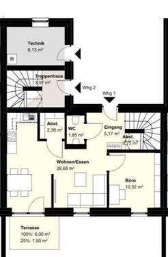 Erdgeschoss - Etagenwohnung mit 89,80 m² in Rheine zum Kaufen