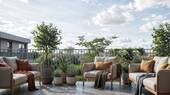 Südwest-Balkon - Kernsanierte Maisonette-Dachgeschosseinheit mit Weitblick!