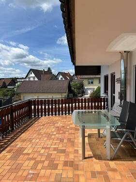Hauptwohnung: Balkon - 