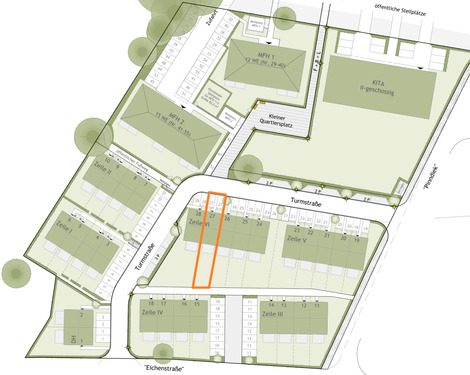 Lageplan - Reihenmittelhaus mit 129,00 m² in Alveslohe zur Miete