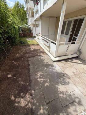 Terrasse mit Garten - 3 Zimmer Etagenwohnung in Gera