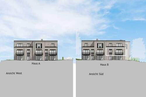 Ansicht Süd - Etagenwohnung in Hamburg zum Kaufen
