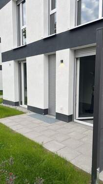 Terrasse - 1 Zimmer Etagenwohnung in Augsburg