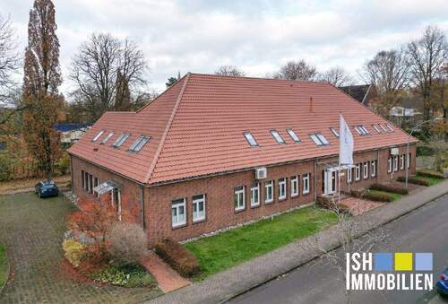 Außenansicht - Stade-Ottenbeck: Bürofläche mit Einliegerwohnung zur Miete Ideal für Ihr Unternehmen!