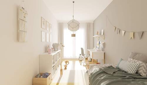 Ein helles Kinderzimmer zum Spielen und Wohlfühlen - Attraktive Eigentumswohnung in der Hansestadt Rostock