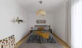 Ein komfortables Schlafzimmer - 