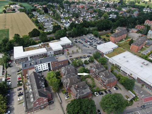 Luftbild mit Markierung - 