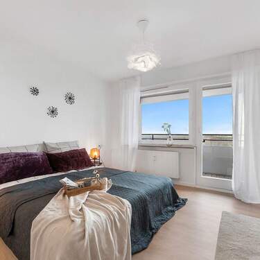 Schlafzimmer - Etagenwohnung mit 110,00 m² in Leutenbach zum Kaufen