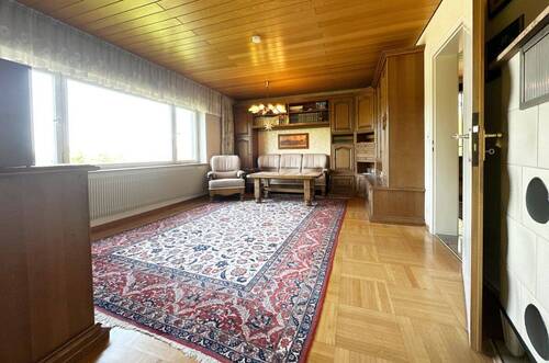 Wohnzimmer, EG - 6 Zimmer Einfamilienhaus in Grafenau