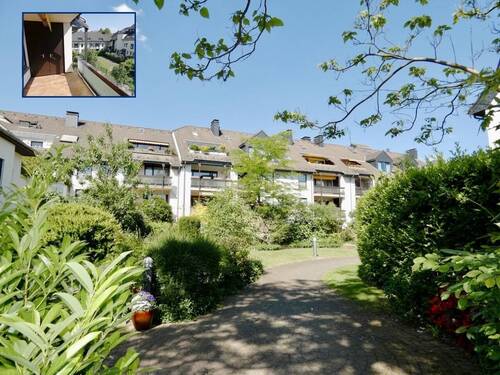 Rückansicht + Loggia - TOP-LAGE-CROMFORDER ALLEE - m. durchdachtem Grundriss + XXL-Loggia