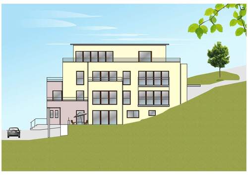 Südost Ansicht - Grundstück in Altensteig-Walddorf