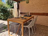 Sitzplatz im Gartenanteil - 
