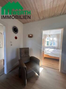 Blick ins Schlafzimmer - 