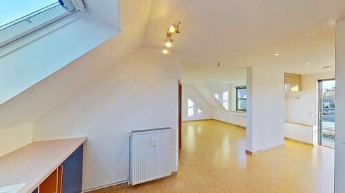 Blickrichtung von Küche in Wohnzimmer - 