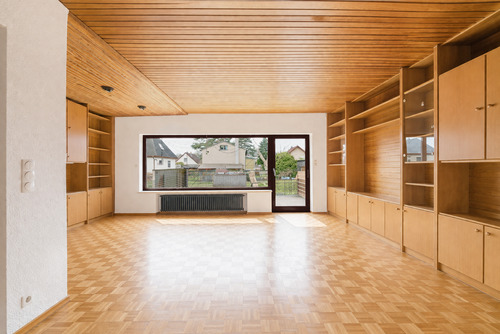 helles Wohnzimmer - 4 Zimmer Doppelhaushälfte zum Kaufen in Berlin